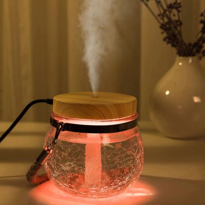 China Car Household Office Essential Oil Aromatherapy Machine USB Ultrasonic Air Humidifier Aroma Diffuser Glass for sale