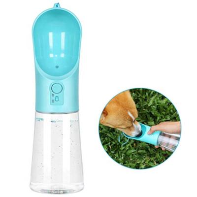 China Sustainable Food Grade Plastic Pet Bottle Activated Carbon Filter Outdoor Travel Dogs Portable Drinking Water Bottle for sale