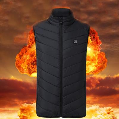 China 2020 Heater Anti-Shrink Vest Sale Dropshipping Usb T-shirt Washable Filling Heater Temperature Control for Men Woman Outdoor Camping for sale