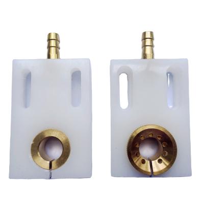 China Water cooling for wire cutting machine quality EDM spare parts water nozzle cooling plate with brass nozzle for EDM wire cutting machine for sale