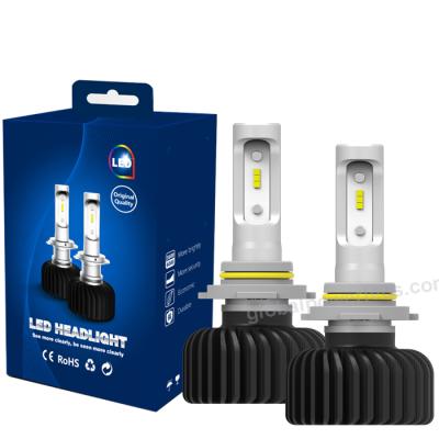 China Aviation 6063 aluminum free sample hir2 9012 led bulbs no auto fan kit C318 led h4 led lights H4 LED headlight bulb for sale