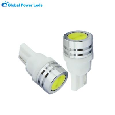 China Drive Light T10 1W High Power +Signal Chip 60LM 194 Color Green Amber Yellow Blue Red White High Power Led 12v Car Light Bulb for sale