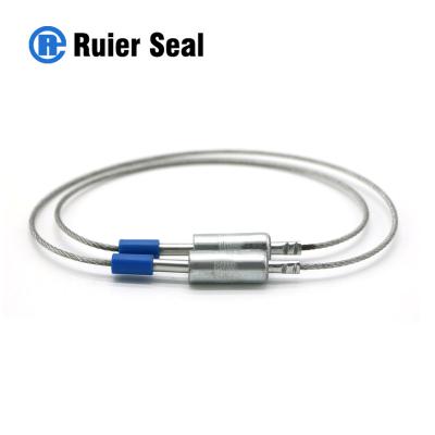 China REC109 stainless steel wire cable seal cable security seal making line laser print cable seal for sale