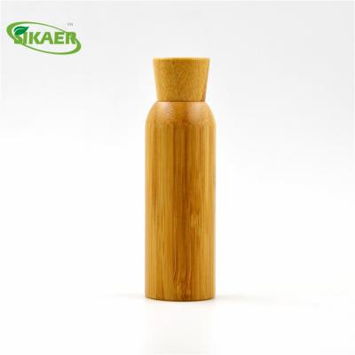 China Recyclable CHRISTMAS Biodegradable Bottle Material Cosmetic Packaging Made Bamboo Lotion Bottle Sprayer Bottle for sale