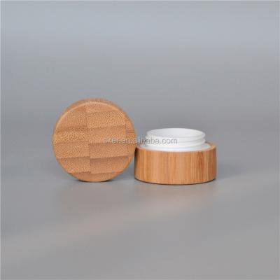 China Personal Care 30g Luxury Organic Jars PP Inside Jars Wooden Cosmetic Packaging for sale