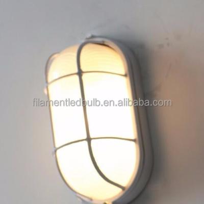 China High Quality Aluminum Indoor Outdoor Courtyard IP54 60W Bulkhead Light Fitting Modern Round Led Light Moistureproof for sale