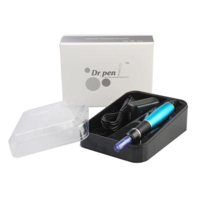 China Rechargeable Cordless Derma Pen A1-W Microneedle Pen Meso Pen Anti Hair Removal Dr. in Blue for sale