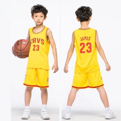 China Breathable the new 2019 summer basketball training uniforms for primary middle school students and for boys basketball singlet for sale