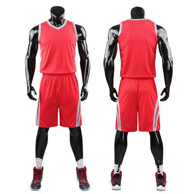 China Breathable Men's Basketball Tank Top Basketball Suit New Basketball Apparel Comes With Sports Tank Top For Adults And Kids for sale