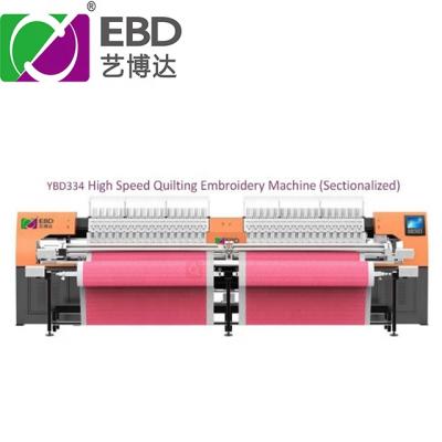 China Head Moved YBD334 High Speed ​​Embroidery Quilting Machine (Sectionalized) for sale