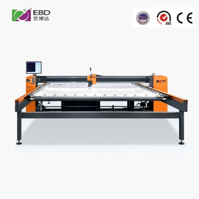 China Head Moved Sequence YBD-D260A10 Industrial Single Head Embroidery Quilting Machine , Precise Sewing for sale