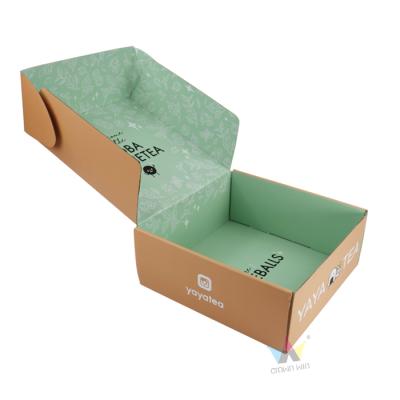 China Eco Friendly Promotional Biodegradable Disposable Kraft Paper Box Customized Logo for sale