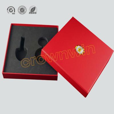 China High Quality Material China Manufacture Recycled Gift Packaging Boxes with Custom Logo Insert is EVA Foam Flip Box for sale