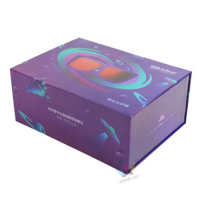 China Handmade Custom Magnetic Cardboard Gift Packaging Paper Box Insert With EVA Foam for sale