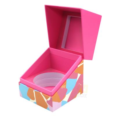 China Wholesale Recycled Materials 2021 New Design Custom Candle Gift Box With EVA Foam Insert Tray Packaging for sale