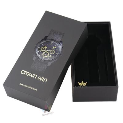 China Wholesale Watch Classic Customized Luxury Gift Package Boxes Paper Foam Inserts Watch Cardboard Packaging Box for sale