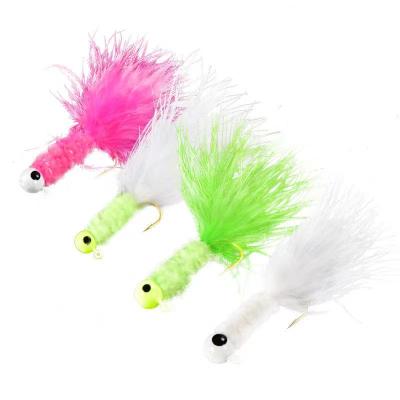 China WONDERFUL Wholesale Floating Lead Jig Metal Feather Fly Main Hook of General Fishing 3.5g 5g 7g 12g for sale