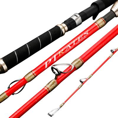 China WONDERFUL High Carbon 2.1m Carbon Fiber Ocean Boat 1.65m 1.8m 1.95m Fishing Spinning Rod Casting Lure for sale