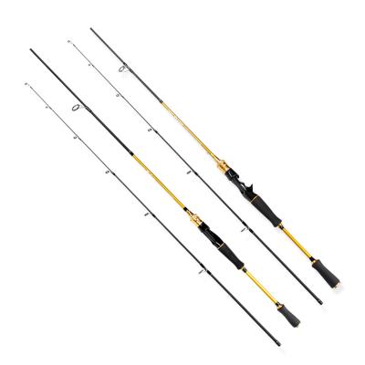 China WONDERFUL Carbon Handle Anti Corrosion 2 Section 1.8m 2.1m 2.4m Caron Fiber Freshwater Ultralight Eva Spinning Casting Fishing Rod for sale