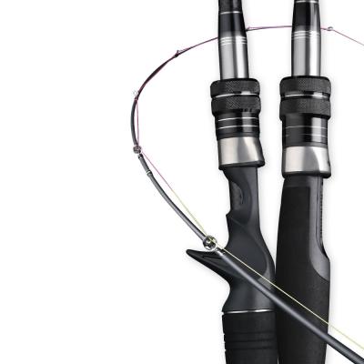 China WONDERFUL Carbon Fiber 24t 3 Section 24t 3 Section Carbon Telescopic Saltwater Fishing Rod Freshwater Power MH H 2.7m 3m for sale