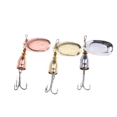 China WONDERFUL Spinning Pike Bass Sound Spinner Fishing Lure Lead Metal Distance Casting Spinner Bait Trout Spinner for sale