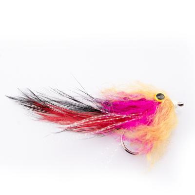 China Fishing Tools WONDERFUL 2cm 1.6g Flaky Bugger Bionic Bird 7 Color Rainbow Tilapia Fly Fishing Freshwater Lure for sale