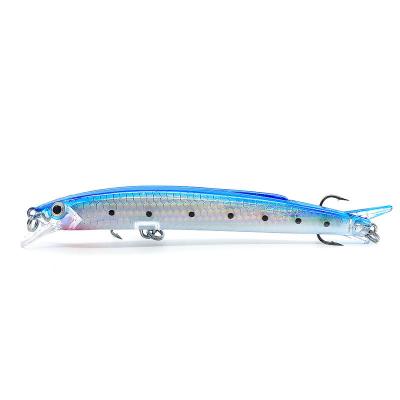 China Quick Sinking Fishing Lure Bass Pike Dace Bait 12cm WONDERFUL ABS Plastic 10.9g Hard Plastic Minnow for sale