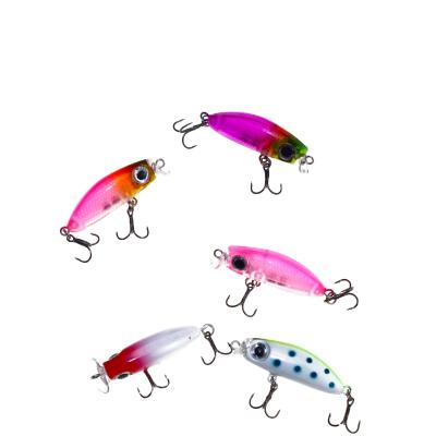 China WONDERFUL ABS Plastic 2.8g ABS Plastic 3.5cm Mini Minnow Floating Fishing Lure Stream River Trout Bait for sale