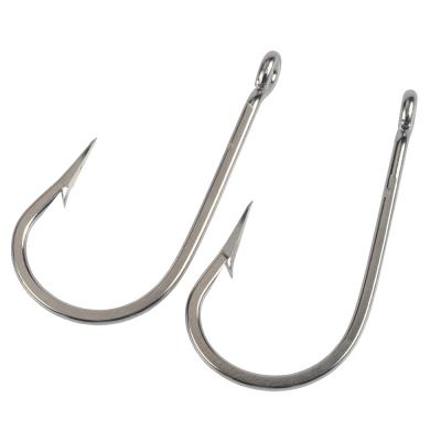 China Saltwater Fishing Saltwater High Carbon Steel Stainless Strong Tuna Barbed Fishing Hook Extra Large 9.3g-32g WONDERFUL for sale