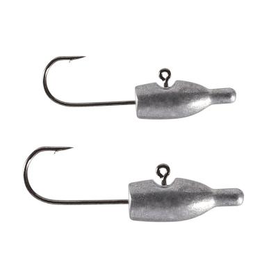 China WONDERFUL General Fishing 1g-5g 14mm-17mm Jig Lead Head Barbed Bounce Hook for sale