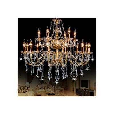 China Good Quality Wholesale Customized Retro Modern Luxury Glass Chandelier Crystal Light for sale