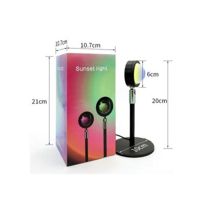 China Factory supply good price modern plastic modern floor sunset led lamp disco light for sale