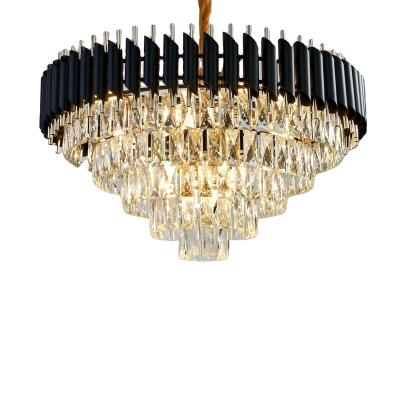 China Modern Good Sales Crystal Modern Big Dining Room Luxury Light Chandelier for sale