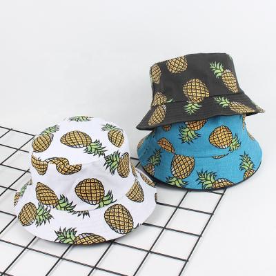 China Picture Fashion Best Selling Woman Fisherman Cotton Printing Hat Personalized Bucket Hat For Wholesale for sale