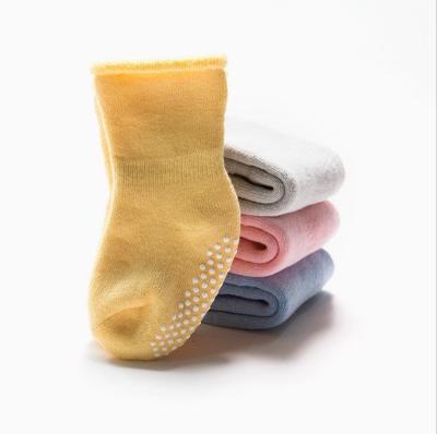 China New Customized QUICK DRY Spring Autumn Infant Socks Non Skid Ankle Toddler Socks Newborn Cotton Baby Socks for sale