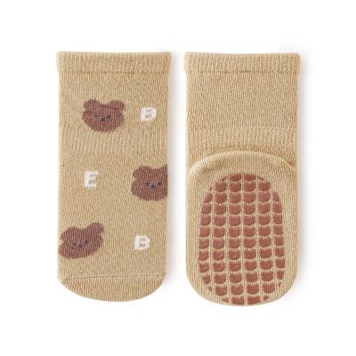 China Autumn Winter Baby Floor Socks Soft QUICK DRY Cute Novelty Combed Cotton Toddler Slip Anti Bumps Newborn Kids Socks for sale