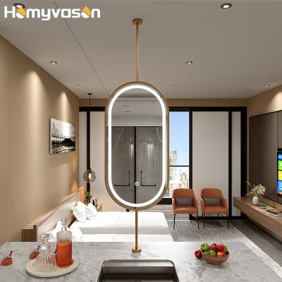 China Customized Lighted Switch Wholesale Vanity Touch Smart Mirrors With LED Lights for sale