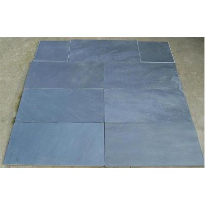 China Gray Slate Stone Floor Tiles Dark Natural Rustic for sale