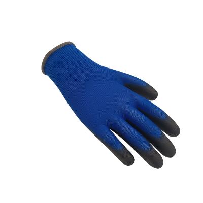 China Thin Antistatic Protective Glove Dexterous Anti Static Work Gloves Latex Coated PU Gloves For Industry for sale