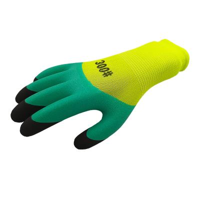 China Oil Resistance And Wear Resistance Wholesale Working Latex Coated Safety Gloves Oil Resistance Wear Resistance Gloves for sale