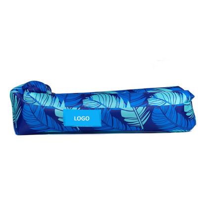 China Modern Blue Air Sofa Lounger, Easy Inflation Camping Beach Relaxing Outdoor Air Inflatable Sofa for sale