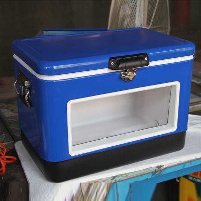 China Wholesale Outdoor 51L Ice Cooler Box Sustainable With LED Or Stand for sale