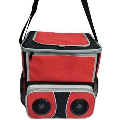 China Hot Selling Custom Waterproof Insulated Cooler Bag With Speaker For Outdoor for sale