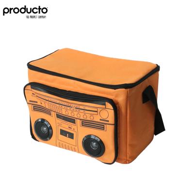 China Waterproof Radio Design Insulated Cooler Bag With Speaker For Outdoor Picnic for sale