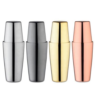 China 600ml Sustainable Customized Stainless Steel Bar Boston Shaker for sale