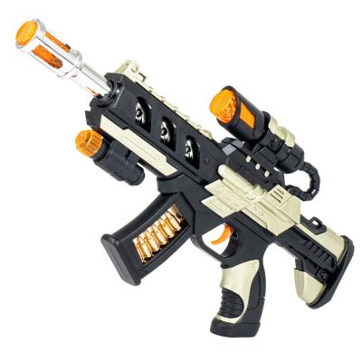 China Toy Children's Electric Flash Musical Toy Plastic Submachine Gun Electronic Firearm with Infrared for sale