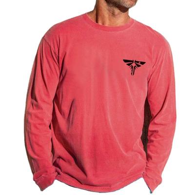 China High Quality Breathable Polyester Full Sleeve Cotton T-shirt Graphic T-Shirt For Men's T-shirts Mens Full Sleeve Clothing Shirt for sale