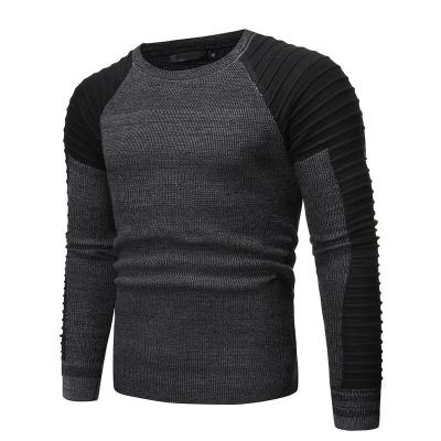 China wholesale Anti-wrinkle long sleeve pullover simple woolen sweater men knit sweater woolen sweater men for sale