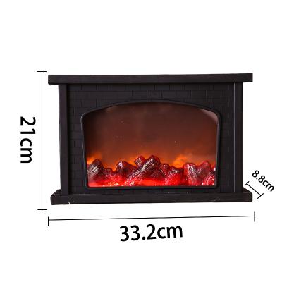 China Light Home Simulation Fireplace Easy Led Freehand Plastic Dancing Flame Led Lantern for sale