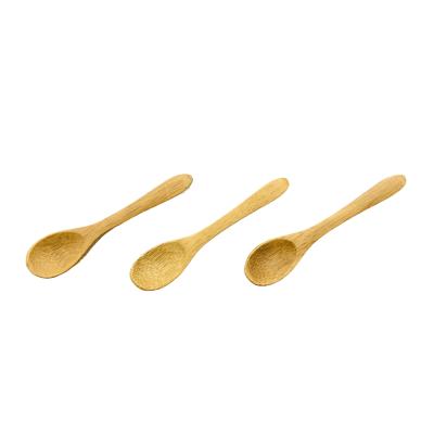 China Sustainable Natural Bamboo Wood Kitchen Spoon Environmental Protection Baby Spoon Solid Wooden Small Spoon Rest for sale